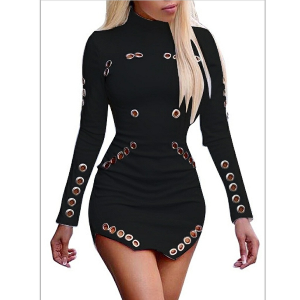 Sexy Hollow-out Mini Dress